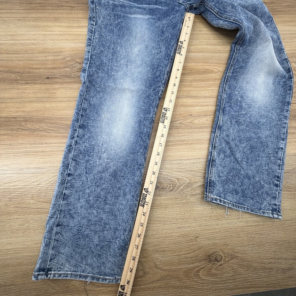 Buffalo David Bitton Jeans Mens 33 (33x30) Light Wash Blue Driven Straight Denim - Picture 7 of 7